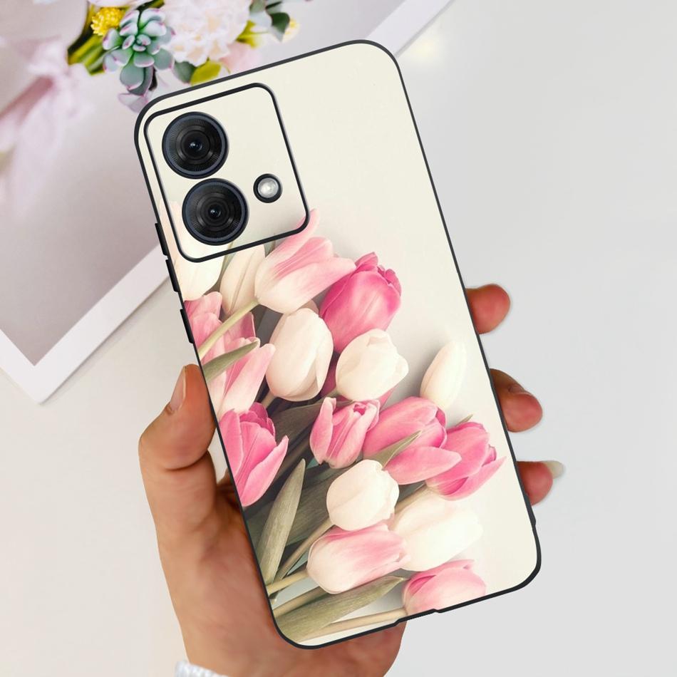

For Motorola Moto G84 Case MotoG84 G 84 5G 2023 Cute Painted Soft Silicone TPU Phone Back Cover Bumper Moto G84