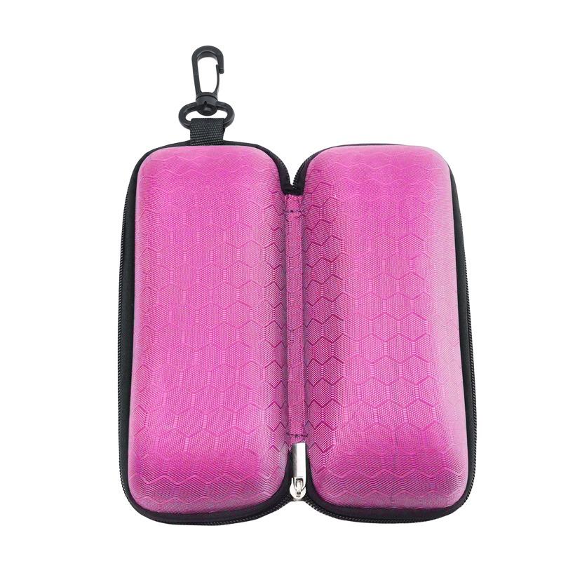 Compresie Durabil Ușor Compact Etui Ochelari de Soare Călătorie Complact Șnur Fermoar Etui pentru Transport Ochelari