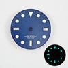 NH35 28.5mm No Logo Watch Dial Sterile Luminous White Black Blue Green For NH35A NH36 High Quality Silver Nail dial Parts