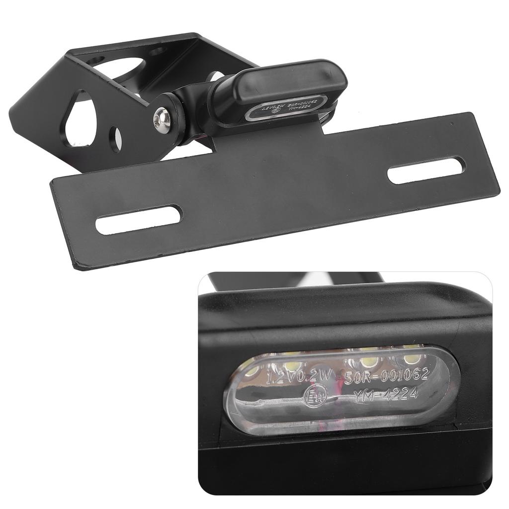 Registreringsskylthållare Stänkskärm Eliminera med LED-ljus Passar för Yamaha YZF R6 20082019