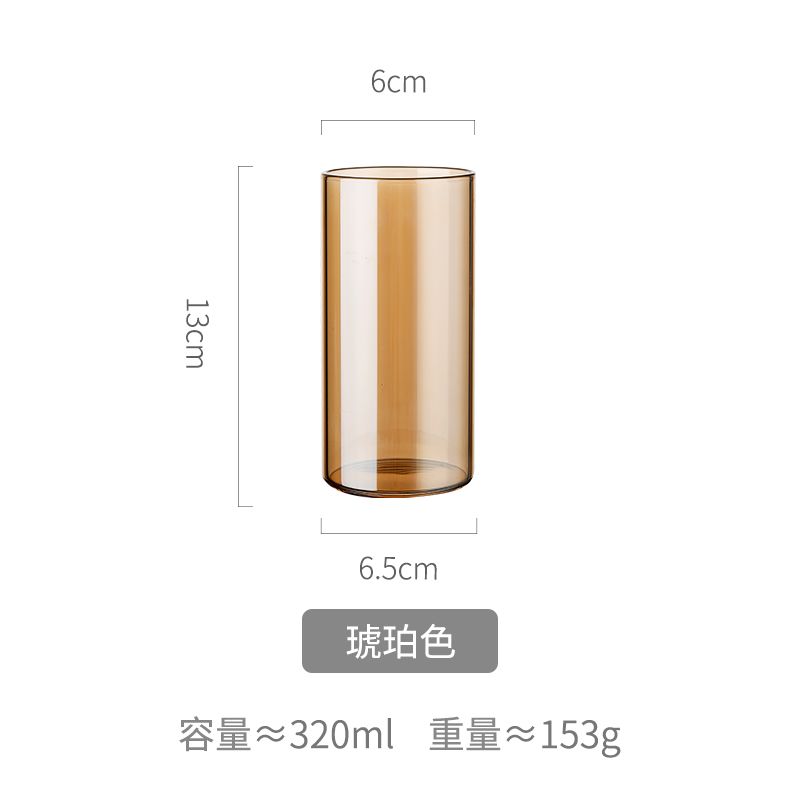 Glass Water Pitcher with Handle Heat Resisttant Cold Hot Kettle Large-capacity Tea Pot Water Bottle Juice Jug Gray Amber