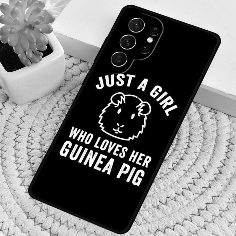 Guinea Pig Hamster Cute Silicone Phone Case For Samsung Galaxy note 10 pro S26 S25 S24 S23 S22 S21 Plus S25Ultra Capa Cover