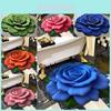 Floral Plush Bath Mat With Water Absorption Nonslip For Bathroom And Home Decor