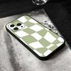 Checkerboard Phone Case Black Silicone Soft Shell For IPhone 17 16 15 14 13 12 11 Air Pro Max Plus Hot Sale