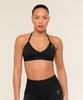 Soutien-gorge de sport minimaliste dos nu noir B3b4a Bb2j