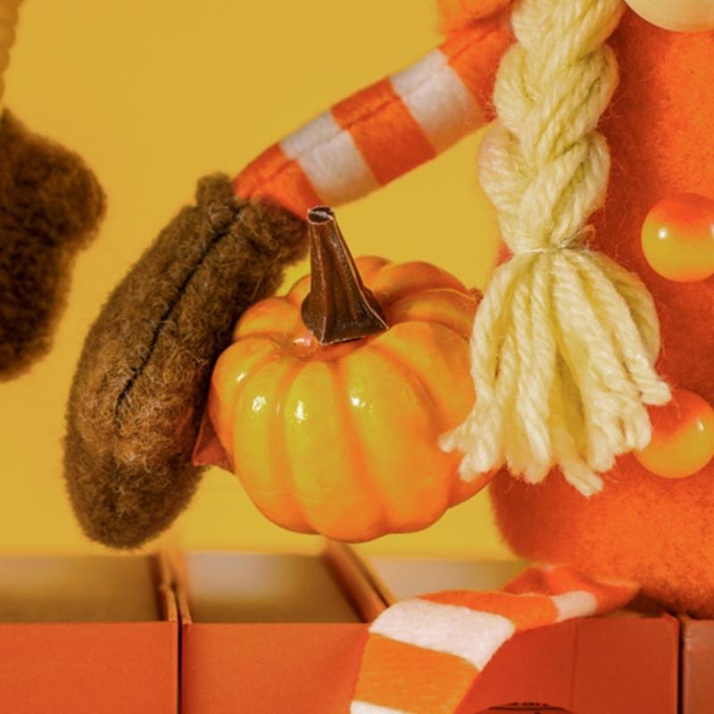 Multifunction Thanksgiving Gnome Decorative Crafts Ornament Thanksgiving Festival Party Background Decoration Party