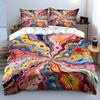 Colorful Swirling Stars. Bedding Sets Duvet Cover Sets Duvet Covers Pillowcases(1 * Duvet Cover 2 * Pillowcases, Without Duvet Insert)