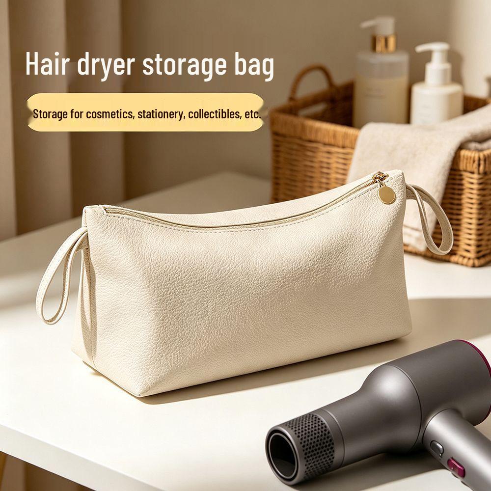 Portable Multi-Functional Hair Dryer & Makeup Bag with Straightener/Curling Iron Cover
