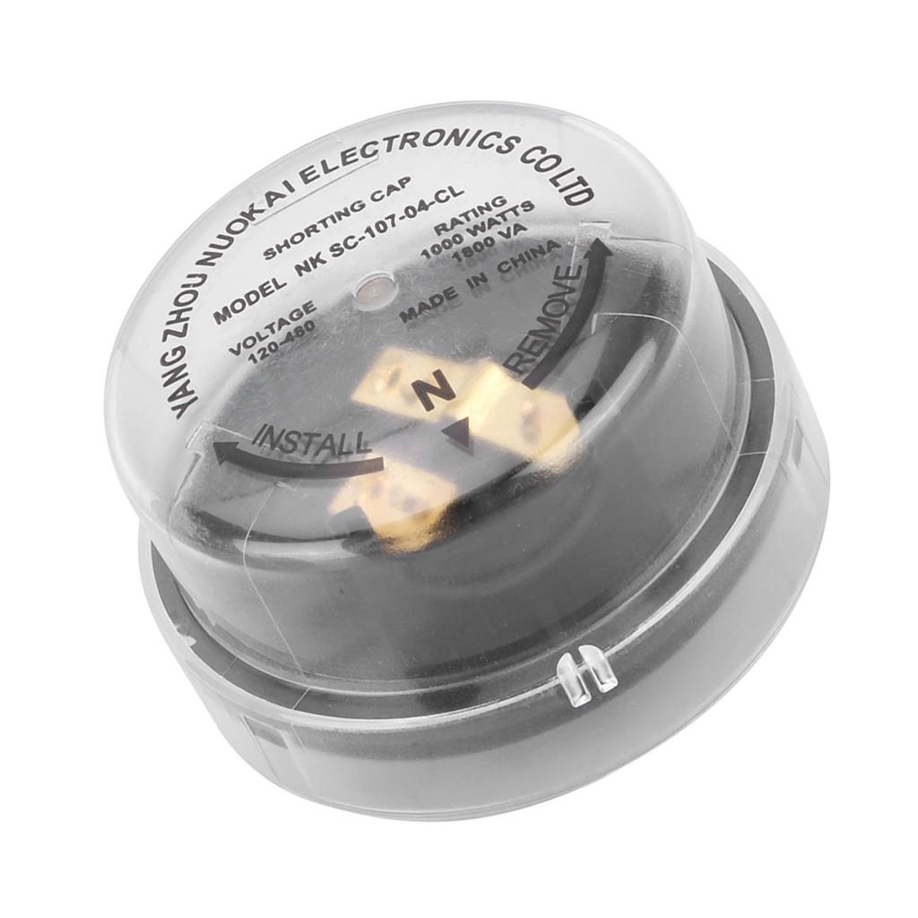 1000W 1800VA 120-480V Twistlock Photocell Receptacle Temporary Protection Shorting Cap