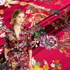 Brocade Jacquard Flower Damask Fabric Silk Satin DIY for Cheongsam Kimono Women Dress Wedding Costume Pajamas Cushion Materials