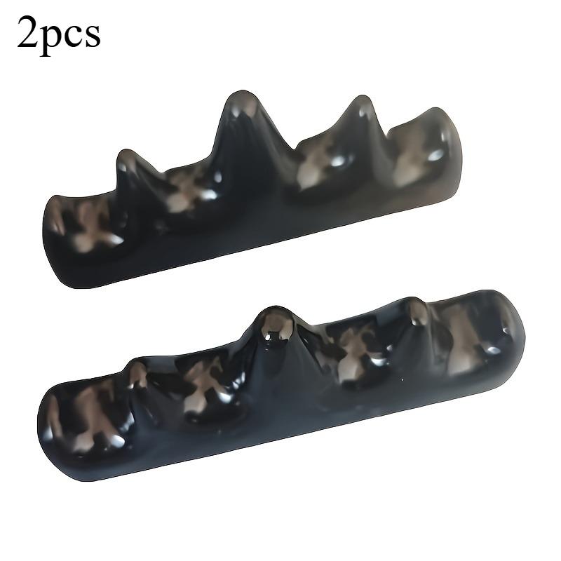 

2pcs Fall-proof Multipurpose Plastic Wave-Shaped Brush Pen Holder for Calligraphy Painting Paint Brush Holder Art Supplies чёрный