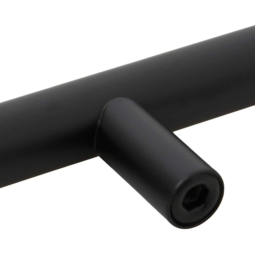 Furniture Handles 5 pcs Black 224 mm Stainless Steel