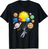 Funny Astronaut Planet Space Solar System Men Women Kids T-Shirt