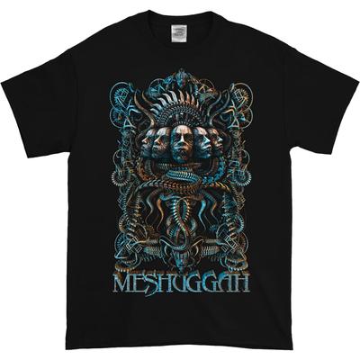 MESHUGGAH 5 GESICHTER SCHWARZ Unisex T-shirt