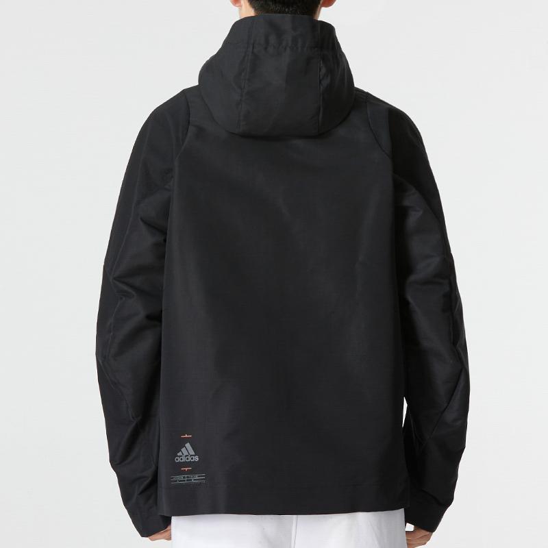 Adidas Commtek Woven Jacket Men Outerwear Black HR4438