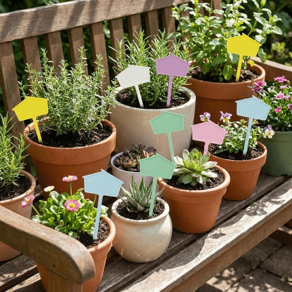 10/12PCS Waterproof Garden Marker Thickened Markers Label Reusable Plant Label Tag  Party