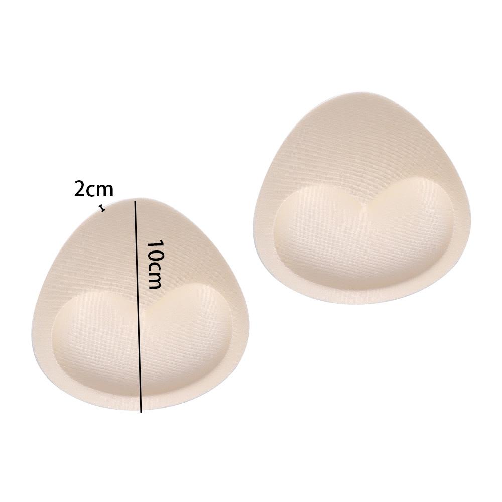 Inserts Cups Sponge Pad Heart Triangle Inserts Chest Women Chest Cups Thicker Chest Pads Breast Bra