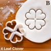St. Patrick'S Day Shamrock Four Leaf Clover Diy 3D Cookie Cutter Fondant Molds Baking Decoration Tool For Cake Mold Party Lucky