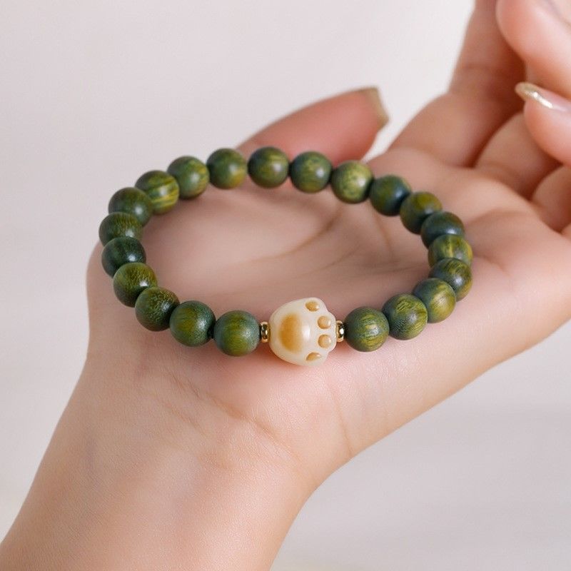 Buddhist Bead Bracelet Lotus for Male and Female Couples Sen Tie Around the Finger Soft Single Circle