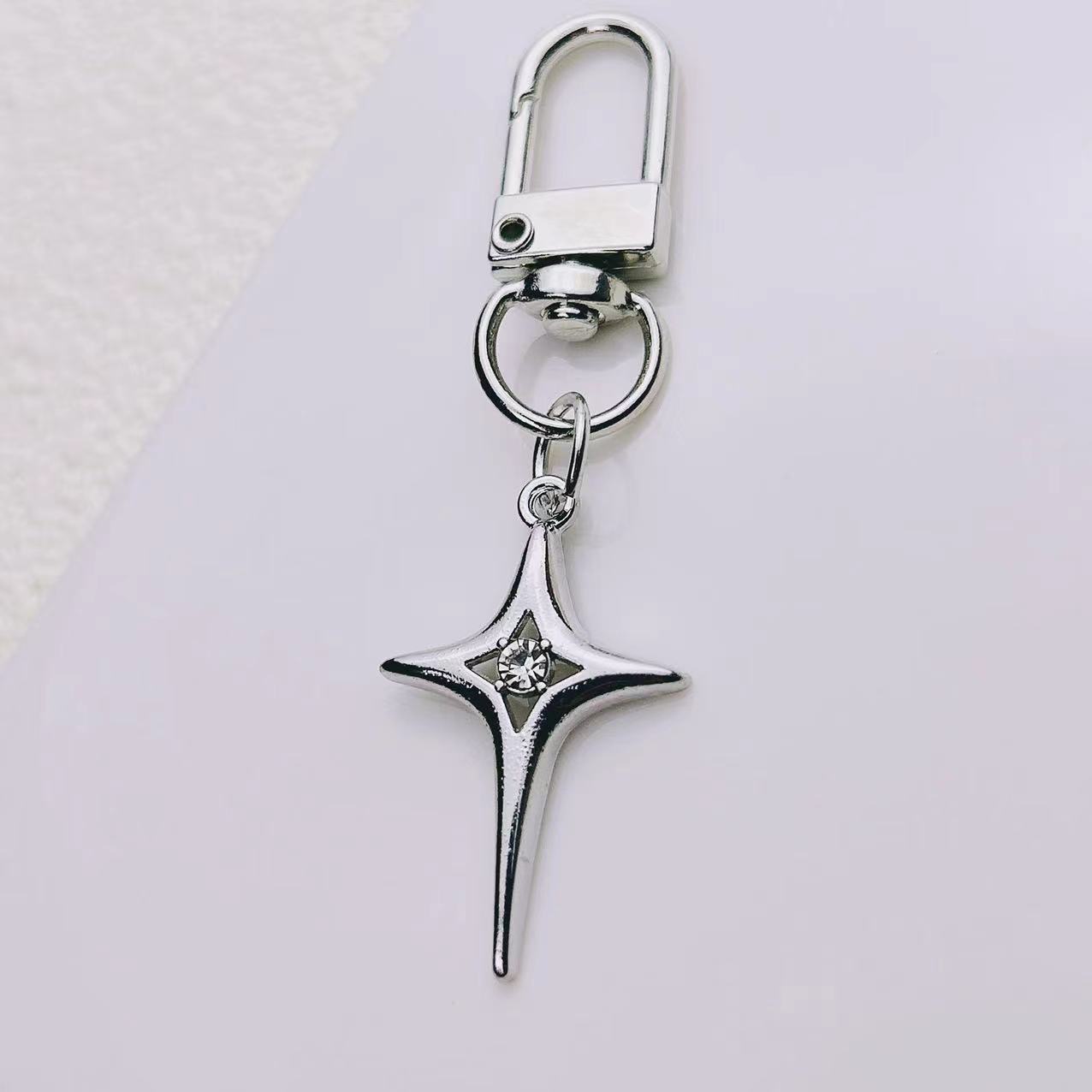 

Модный брелок Star Hollow, подвеска для сумки, бижутерия, мужские и женские аксессуары для рюкзака, автомобильный брелок