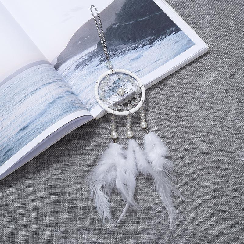 Dreamcatcher Car Interior Pendant Goddess Creative Fashion Rearview Mirror Hanging Feather Hanging Decoration