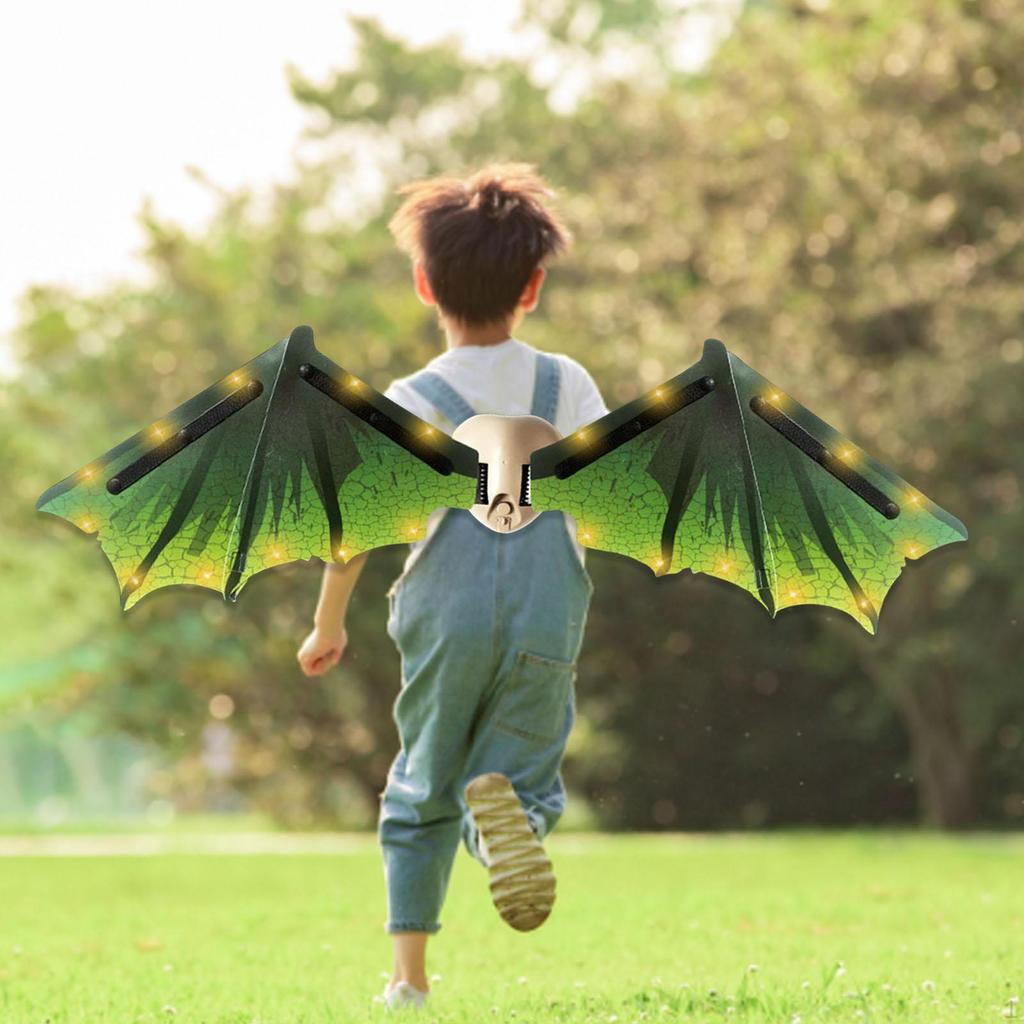 Dinosaurierflügel mit Geräuschen Cosplay-Requisite Geburtstagsgeschenk Drachen Licht Kostüm Spielzeug für die Bühne