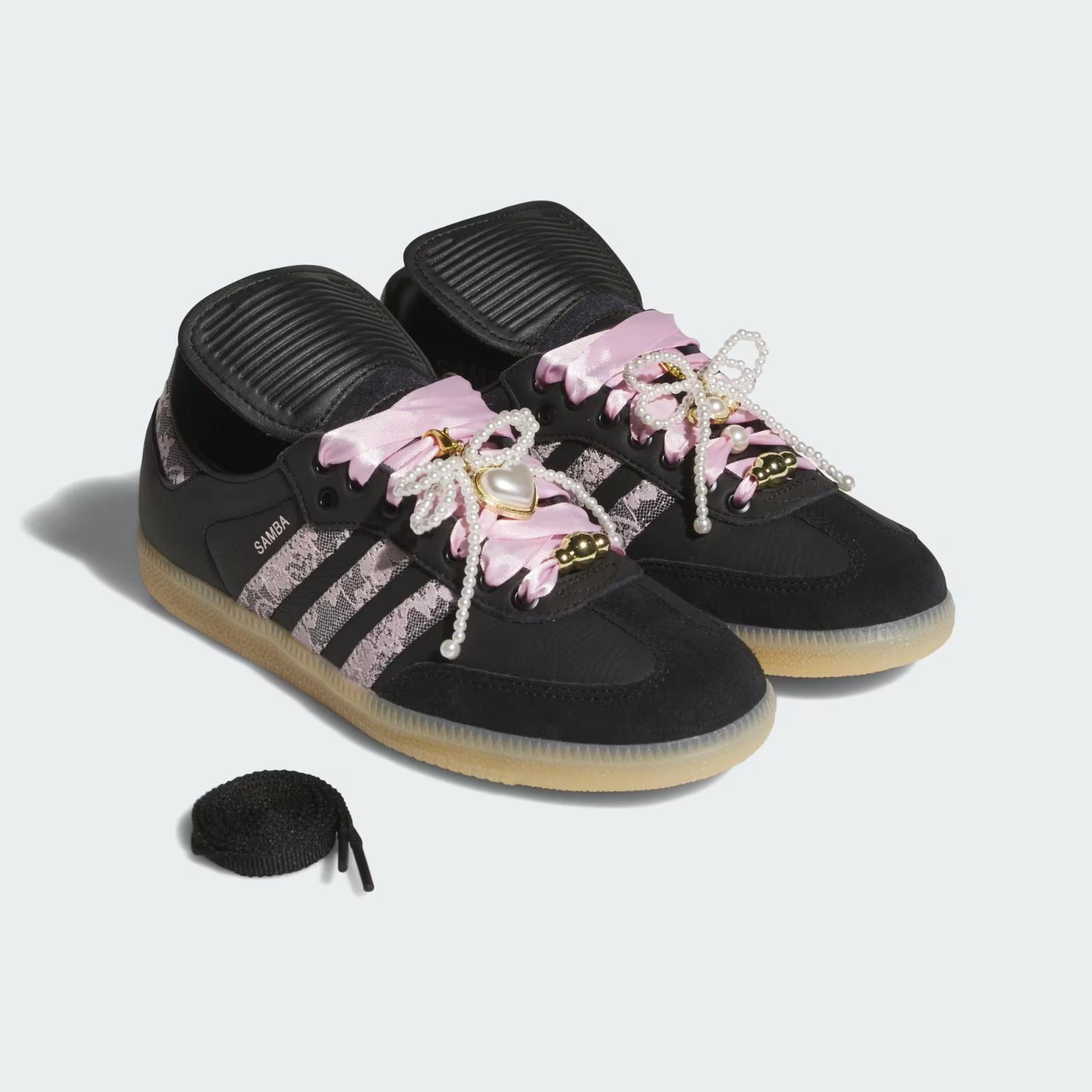 KJ6086 adidas Originals Samba LT Черный Основной Розовый Чистый Розовый Блисс Блисс Розовый (Женский) 10W