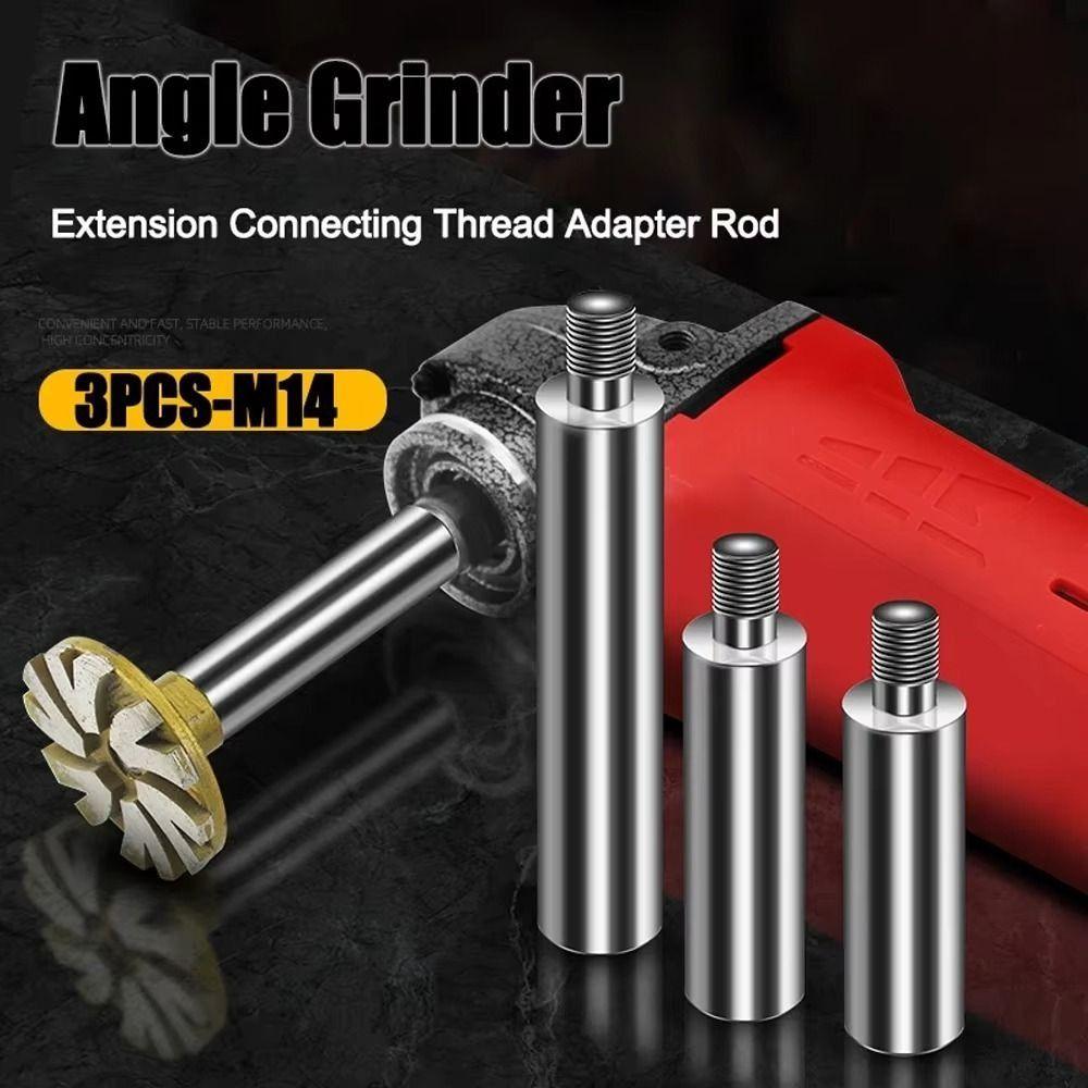 75 mm/100 mm/140 mm Angle Grinder Extension Thread Connecting Rod  Grinding Connection Accessories