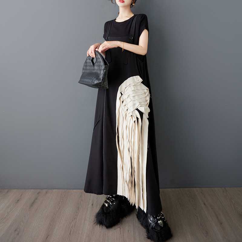 

Женское белое шифоновое длинное платье One size