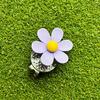 Magnetic Golf Ball Marker with Hat Clip Flower Shape Golf Ball Marker Magnet Cap Clip Set Golf Bag Accessories for Women Men Golfer Gift