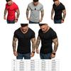 Fashion Men's Casual Fit Short Sleeve Slim Muscle Bodybuilding T-shirt Tee Tops For Ultimate Comfort