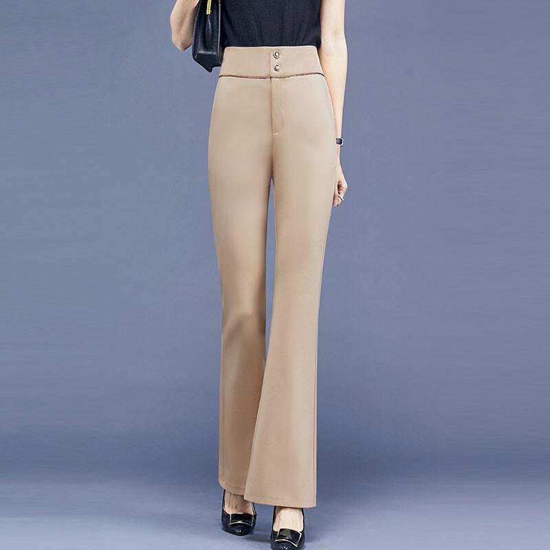 Trueman Women's High-Waist Flared Casual Pants