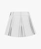 FAIRLIAR GOLF Logo Embellished Pleated Skirt (Gray)