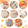 CHENISTORY DIY Stanznadel Stickerei Bastelset 6 Stück Muster Stanznadel Untersetzer Set für Anfänger Einfache Kunstwerke Dekoration