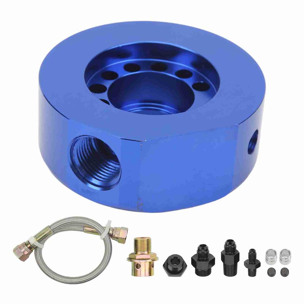 11Pcs VTEC Head Conversion Kit Oil Filter   Plate Adapter Aluminum Replacement for   LS B18 B20