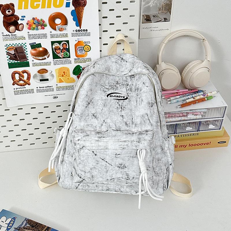 School bag female college student simple versatile high value backpack junior high school girls high school casual backpack