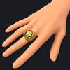 Arabia Muslim King Ring Man Men Ring Charm Gift for Party Male Lover Jewelry Finger Band for King