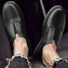 Thick Soled Comfort Leather Loafers Shoes Men 2025 Spring New White Designer Casual Luxury Shoe Men Business Board Shoes