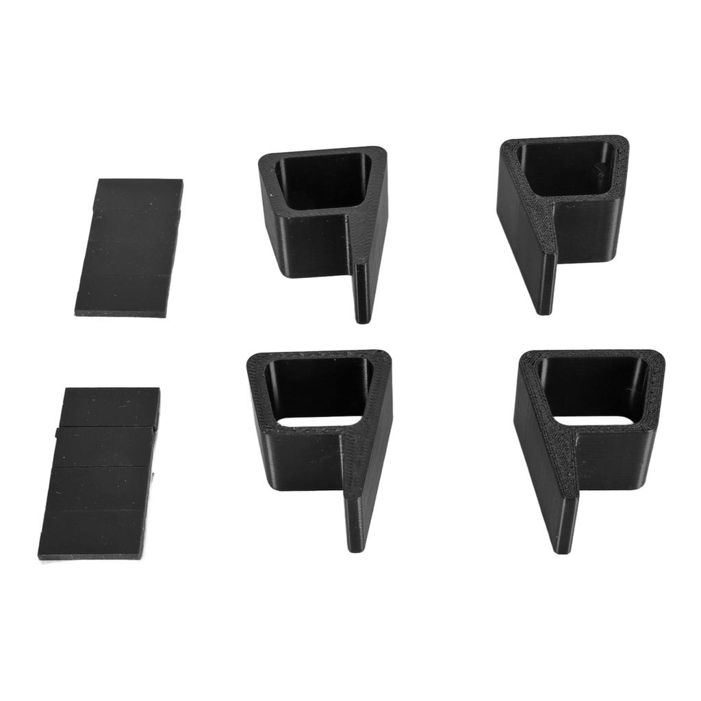 4pcs Game Console Horizontal Version Heightening Bracket Slip Resistant Wear Proof Accessories for Xbox One S X Black
