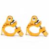 2pcs Mountain Bike Quick-release Seat Tube Clamp, Suitable for Bicycles with Pipe Diameter of 31.8mm, Aluminum Alloy Saddle Lock Clip
