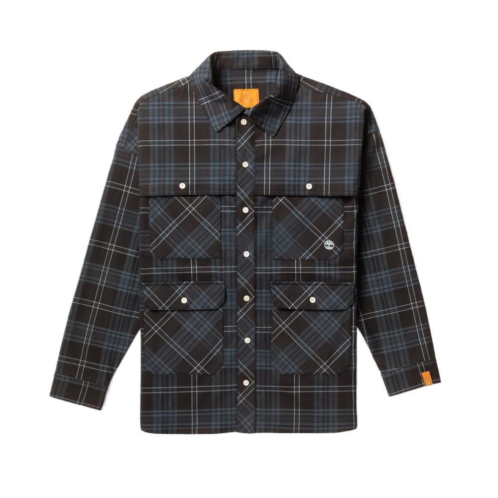 Timberland Tokyo Design Collective Fashionable Versatile Plaid Long Sleeve Shirt Unisex shirts TB0A6FZ7ERQ XS
