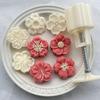 30/50/75g 3D Hibiscus Cherry Blossom Mung Bean Ice Skin Mooncake Mold