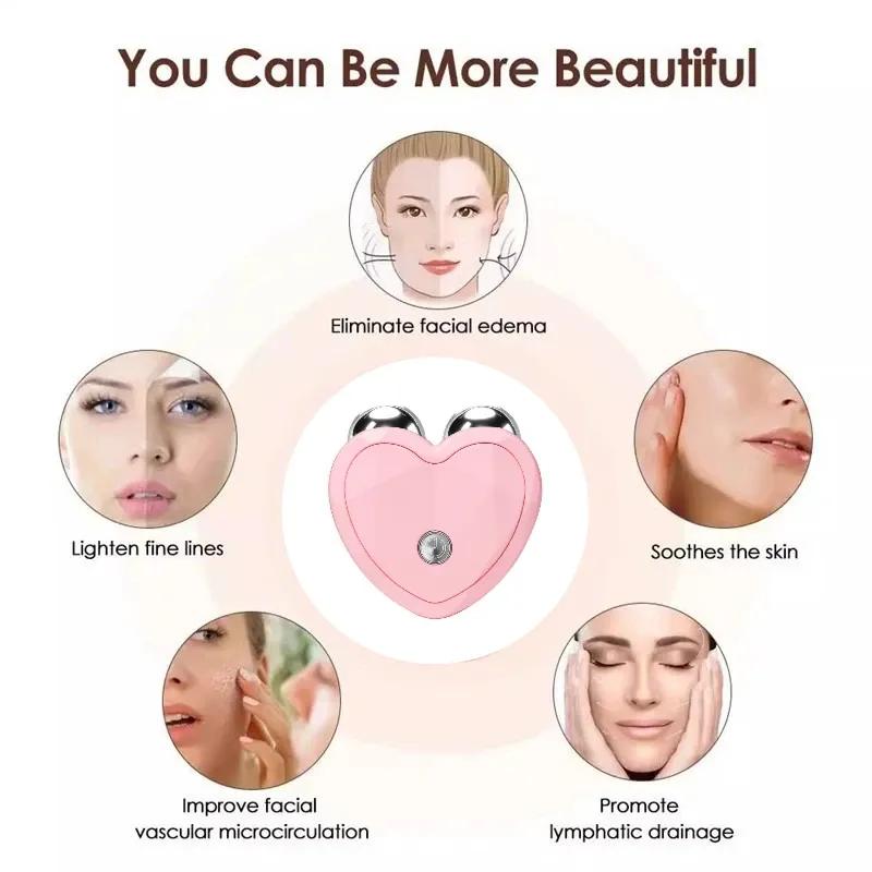 3D Microcurrent Face Lifting Massager Skin Tightening Rejuvenation Beauty Charging Facial Anti Wrinkle Skin Care Beauty Devices