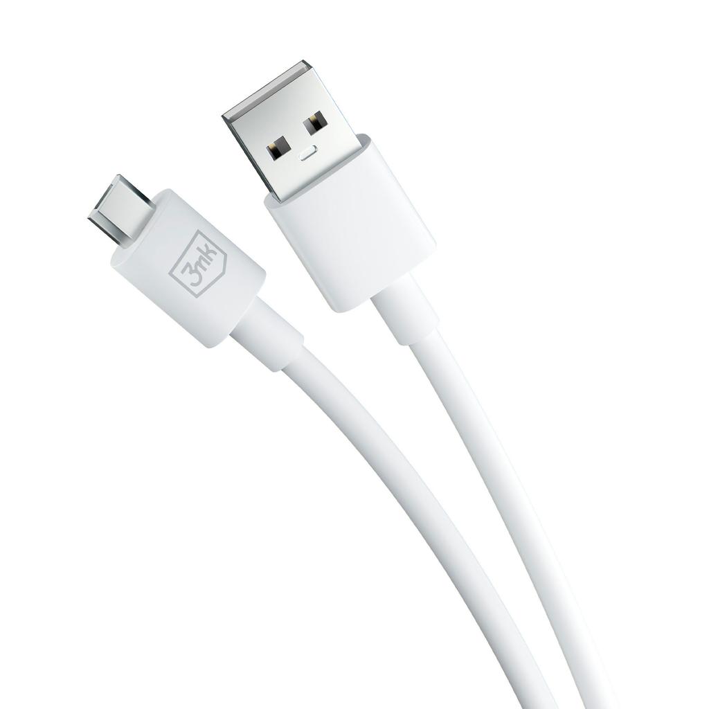 Accessories - 3Mk Hyper Cable A To Micro 1.2M 5V 2,4A White
