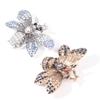 Rhinestone Bee Insect Brooches Vintage Metal Pin Scarf Clip Clothes Accessories
