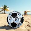 Pallone da Calcio Messi Colorato Per Tutte le Età Cucito a Macchina PVC Pronto per la Competizione Resistente Alto Rimbalzo.TAGLIA5