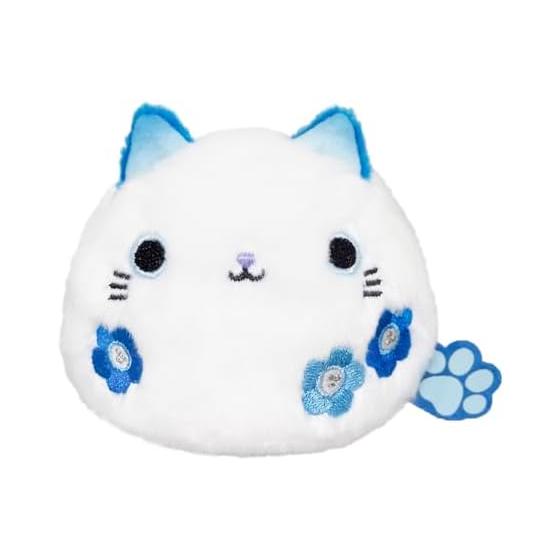 Sanei Boeki Dango Friends Цветочный Кот Данго Незабудка Ш7,5 x Г6 x В7 см Мягкая Игрушка NDH11