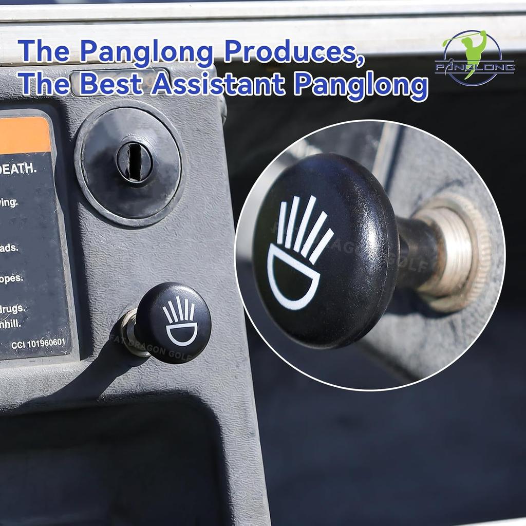 Panglong Universal Golf Cart Light Switch, Push Pull Headlight Switch Button-12Volt Replace for Golf Cart Club Car, Yamaha, EZGO Models, OEM #4034
