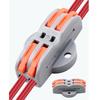 10Pcs Quick Wire Connector Push In Electrical Terminals Block For Soft And Hard Wires Quick Installation Enduring