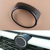 Carbon Fiber Front Grille Logo Decor Frame Cover Trim For Toyota RAV4 2019-2022